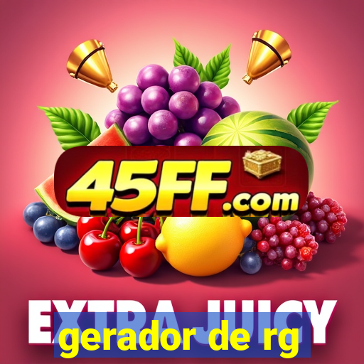 gerador de rg